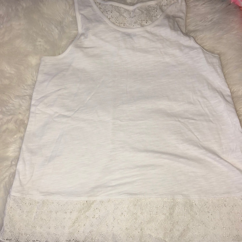 White tank top